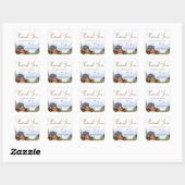 One Happy Camper Camping Boy Birthday Vierkante Sticker (Vel)