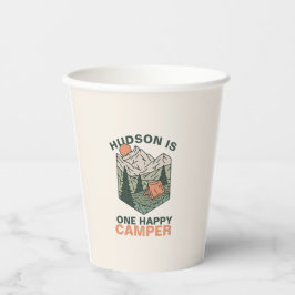 One Happy Camper First Birthday Papieren Bekers