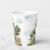 One Happy Camper First Birthday  Papieren Bekers (Links)