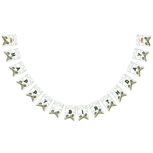 One Happy Camper First Birthday  Vlaggetjes (Alle)