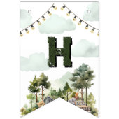 One Happy Camper First Birthday  Vlaggetjes (Tweede vlag)