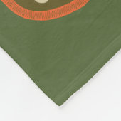 One Happy Camper Fleece Deken (Hoek)