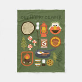 One Happy Camper Fleece Deken (Voorkant)