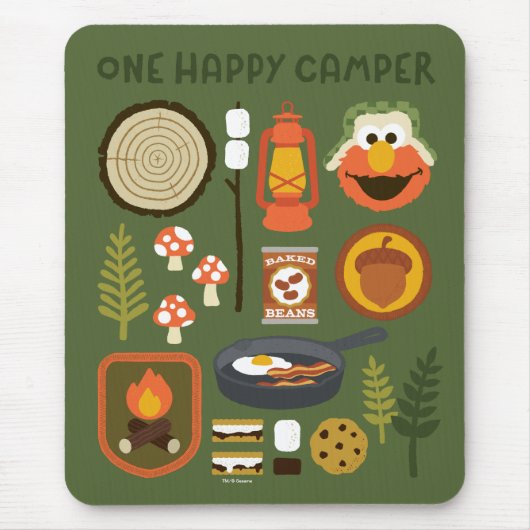 One Happy Camper Muismat (Voorkant)
