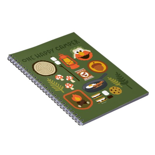 One Happy Camper Notitieboek (Rechterzijde)