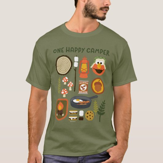 One Happy Camper T-shirt (Voorkant)