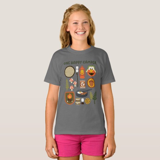 One Happy Camper T-shirt (Voorkant volledig)