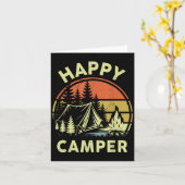 One Happy Camper Toddler Boy Funny Camng Campfire Kaart (Gele Bloem)