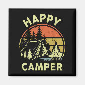 One Happy Camper Toddler Boy Funny Camng Campfire  Magneet (Voorkant)