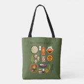One Happy Camper Tote Bag (Achterkant)