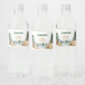 One Happy Camper Waterfleslabels Waterfles Etiket (Flessen)