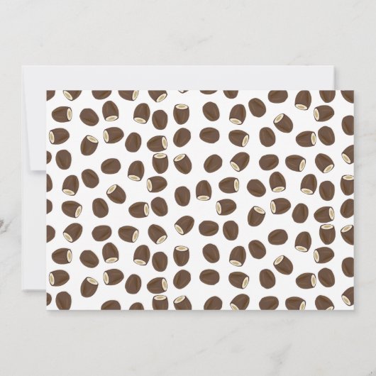 One Happy Coconut 1st Summer Birthday Photo Kaart (Achterkant)