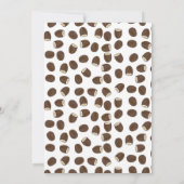 One Happy Coconut Invite 1st Summer Birthday Kaart (Achterkant)