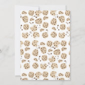 One Happy Cookie Invite 1st First Birthday Cute Kaart (Achterkant)