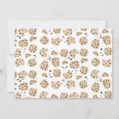 One Happy Cookie Invite 1st  First Birthday Photo Kaart (Achterkant)