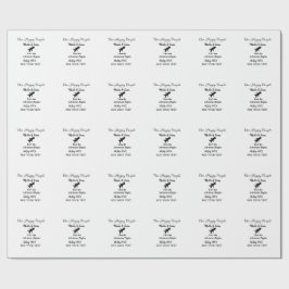 One happy Couple Let's Adventure begint bruiloft c Cadeaupapier