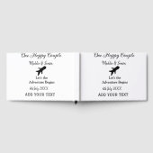 One happy Couple Let's Adventure begint bruiloft c Gastenboek (Volledig)