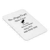 One happy Couple Let's Adventure begint bruiloft c Magneet (Rechterzijde)