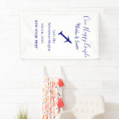 One happy Couple Let's Adventure begint bruiloft c Spandoek (Insitu)