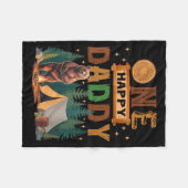 One Happy Daddy Camper 1st Birthday Camng Bear  Fleece Deken (Voorkant (Horizontaal))