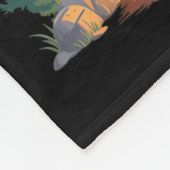 One Happy Daddy Camper 1st Birthday Camng Bear  Fleece Deken (Hoek)