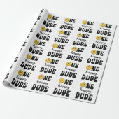 One Happy Dude 1e Verjaardag Cadeaupapier (Uitgerold)
