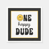 One Happy Dude 1e Verjaardag Servetten (Voorkant)