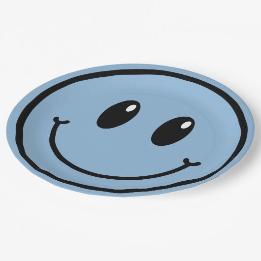 One Happy Dude 1e verjaardagspapier Borden Papieren Bordje (Gekanteld)