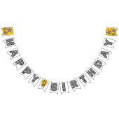 ONE Happy Dude Birthday Banner (Alle)