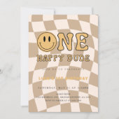 ONE HAPPY DUDE BIRTHDAY KAART (Voorkant)