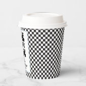 One Happy Dude Blue Schattige Boy Eerste Verjaarda Papieren Bekers (Links)