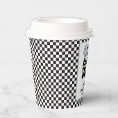 One Happy Dude Blue Schattige Boy Eerste Verjaarda Papieren Bekers (Rechts)