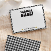 One Happy Dude | Boys Rad Kids 1e Verjaardag Bedankkaart