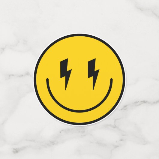 One Happy Dude Boy's Retro 1e Verjaardag Confetti (Kleine voorkant)