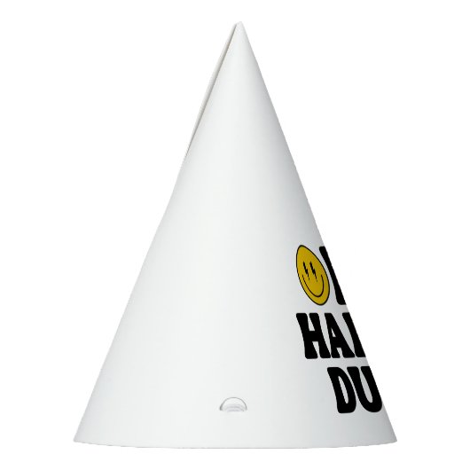 One Happy Dude Boy's Retro 1st Birthday  Feesthoedjes (Links)