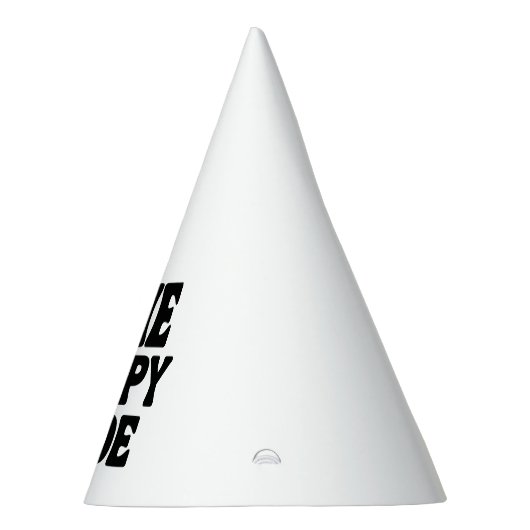 One Happy Dude Boy's Retro 1st Birthday  Feesthoedjes (Rechts)