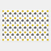 One Happy Dude Boy's Retro 1st Birthday  Inpakpapier Vel (Voorkant 2)