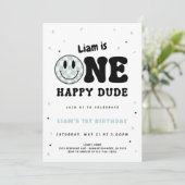 One Happy Dude Checkered Kaart (Staand voorkant)