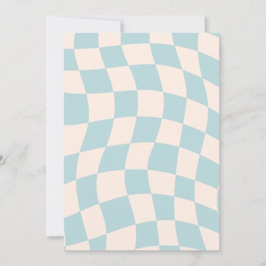 One Happy Dude Checkered Kaart (Achterkant)