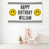 One Happy Dude Eerste Verjaardag Grote Banner (Insitu)