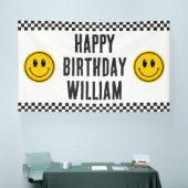 One Happy Dude Eerste Verjaardag Grote Banner (Beurs)