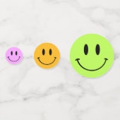 One Happy Dude/Gal Smiley Gezicht Verjaardag Confe Confetti (Achterkanten)