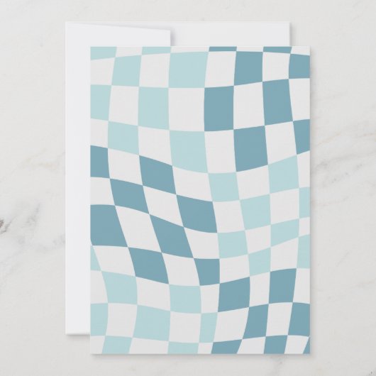 One happy Dude Invitation Kaart (Achterkant)