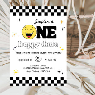 One Happy Dude - Leuke 1e verjaardagsfeestje voor Kaart