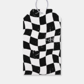 One Happy Dude Retro 1st Birthday Cadeaulabel (Achterkant)