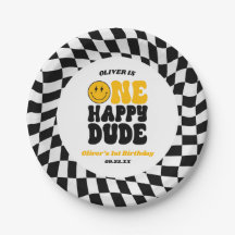 One Happy Dude Retro First 1st Birthday Party