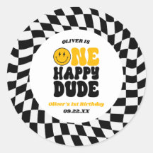 One Happy Dude Retro First 1st Birthday Party