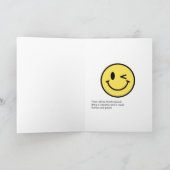 "One Happy Dude" Retro Glimlach 1e Verjaardagsfees (Binnen)