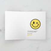 "One Happy Dude" Retro Glimlach Verjaardag Kaart (Binnen)