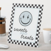 One Happy Dude Smile Face snoepjes en lekkernijen Reclamebord Met Voetstuk (Insitu)